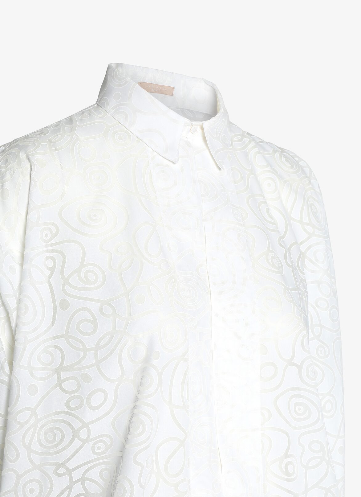 SHIRT SPIRALE WHITE ALAÏA WHITE  SHIRT SPIRALE WHITE